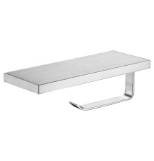 Держатель туалетной бумаги Wonzon & Woghand WW-V2801-CR с полкой цвет Хром