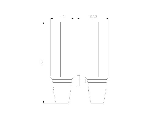 Ершик для унитаза Wonzon & Woghand Easy WW-8129 цвет Хром