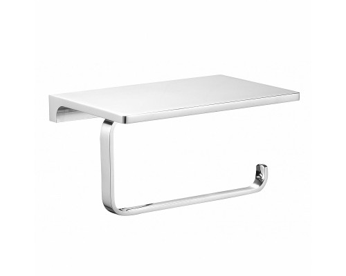Держатель туалетной бумаги Wonzon & Woghand Eclipse WW-9126-CR с полкой цвет Хром