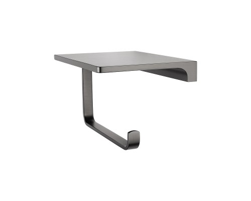 Держатель туалетной бумаги Wonzon & Woghand Eclipse WW-9126-BGM с полкой цвет Темный графит