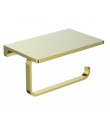 Держатель туалетной бумаги Wonzon & Woghand Eclipse WW-9126-LG с полкой цвет Глянцевое золото