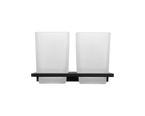 Стакан для зубных щеток Wonzon & Woghand Eclipse WW-9128-BL двойной цвет Черный