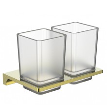 Стакан для зубных щеток Wonzon & Woghand Eclipse WW-9128-LG двойной цвет Глянцевое золото