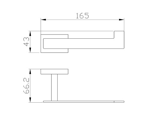 Держатель туалетной бумаги Wonzon & Woghand Flat WW-9716 цвет Хром