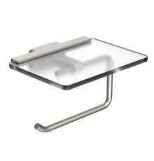 Держатель туалетной бумаги Wonzon & Woghand Graffity WW-9326-BN с полкой цвет Брашированный никель