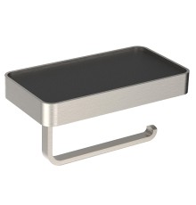 Держатель туалетной бумаги Wonzon & Woghand Graffity WW-9366-BN с полкой цвет Брашированный никель