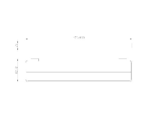 Полотенцедержатель Wonzon & Woghand Lotte WW-8311A-BG двойной цвет Брашированное золото