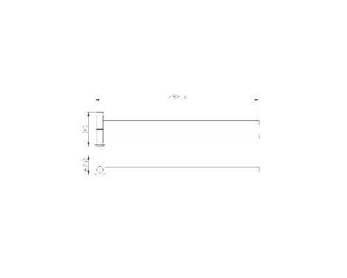 Полотенцедержатель Wonzon & Woghand Lotte WW-8331-BGM поворотный цвет Темный графит