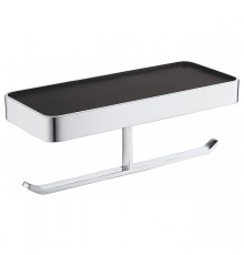 Держатель туалетной бумаги Wonzon & Woghand Lotte WW-8356A двойной с полкой цвет Хром