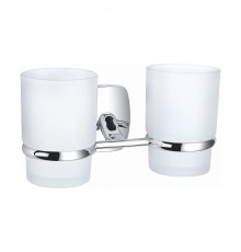 Стакан для зубных щеток Wonzon & Woghand Porto WW-1801 двойной цвет Хром