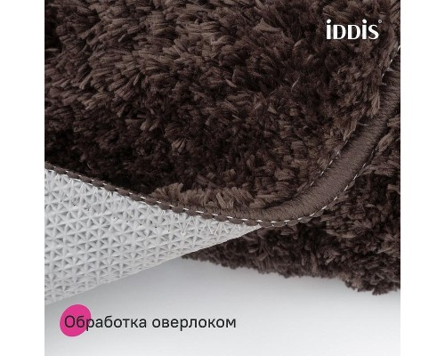 Коврик для ванной комнаты Iddis Base 70x120 BSQL08Mi12IT цвет Темно-коричневый