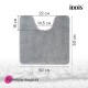 Коврик для туалета Iddis Base 50x50 BTLT01Mi12 цвет Бежевый