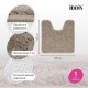 Коврик для туалета Iddis Base 50x50 BTLT01Mi12 цвет Бежевый