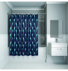 Шторка для ванны Iddis Basic B08P218i11 2000x1800 Темно-синий