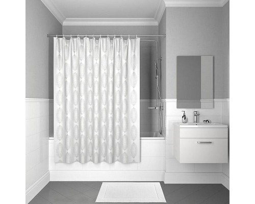 Шторка для ванны Iddis Decor 200x180 D15P218i11 Белая