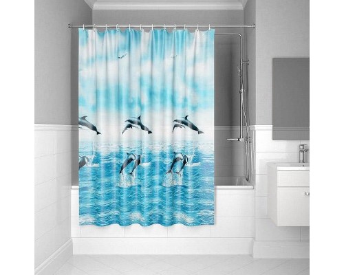 Шторка для ванны Iddis Promo 180x180 P21PV11i11 Голубая