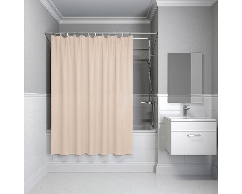 Шторка для ванны Iddis Promo 180х200 P01PE18i11 Бежевая