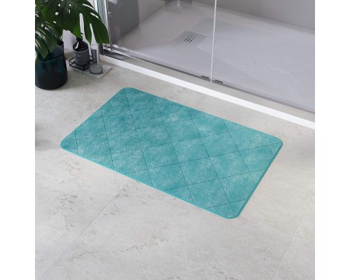 Коврик для ванной комнаты RGW BM-003 80х50 6241003-113 Голубой