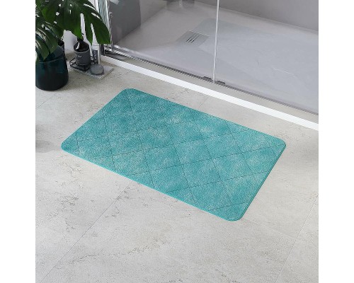 Коврик для ванной комнаты RGW BM-003 80х50 6241003-113 Голубой