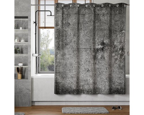 Шторка для ванны WasserKRAFT Aland 200х200 SC-85103 Серая