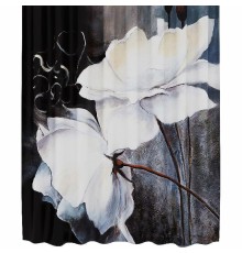 Шторка для ванны WasserKRAFT Ammer 180х200 SC-70102 Цветы