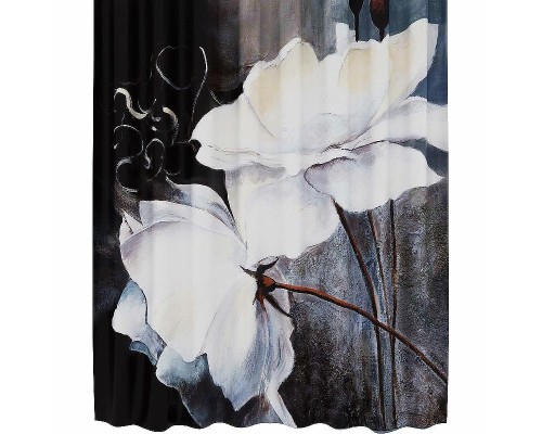 Шторка для ванны WasserKRAFT Ammer 180х200 SC-70102 Цветы