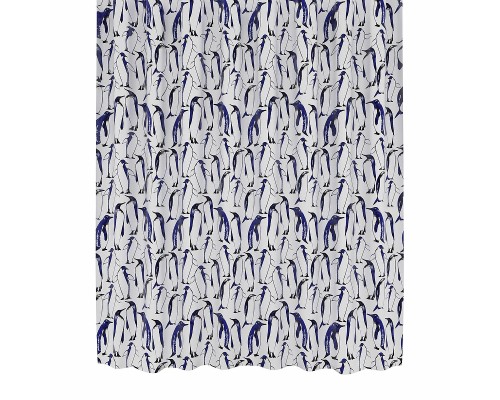 Шторка для ванны WasserKRAFT Berkel 180х200 SC-49101 Пингвины