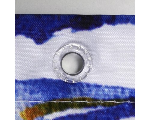 Шторка для ванны WasserKRAFT Berkel 180х200 SC-49101 Пингвины