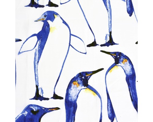 Шторка для ванны WasserKRAFT Berkel 180х200 SC-49101 Пингвины