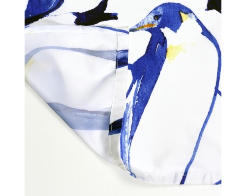 Шторка для ванны WasserKRAFT Berkel 180х200 SC-49101 Пингвины