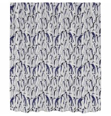 Шторка для ванны WasserKRAFT Berkel 180х200 SC-49101 Пингвины