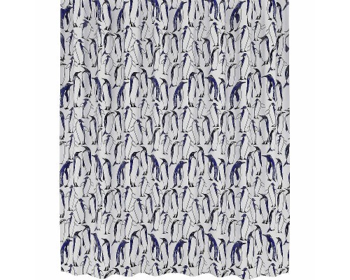 Шторка для ванны WasserKRAFT Berkel 180х200 SC-49101 Пингвины