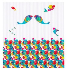 Шторка для ванны WasserKRAFT Berkel 180х200 SC-68101 Море