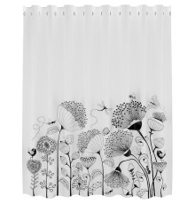 Шторка для ванны WasserKRAFT Dill 200х200 SC-39102 Лето, цветы