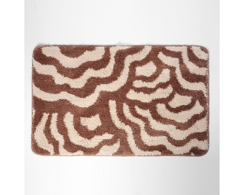 Коврик для ванной комнаты WasserKRAFT Donau 75х45 BM-9401 Коричневый