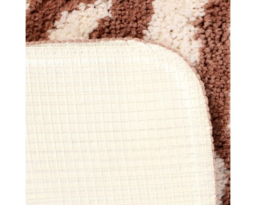 Коврик для ванной комнаты WasserKRAFT Donau 75х45 BM-9401 Коричневый