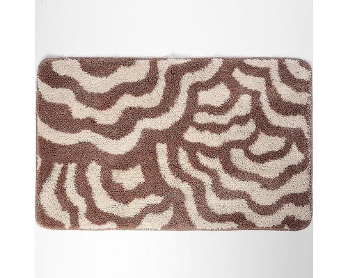 Коврик для ванной комнаты WasserKRAFT Donau 75х45 BM-9401 Коричневый