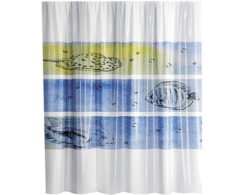 Шторка для ванны WasserKRAFT Inn 180х200 SC-43101 Море