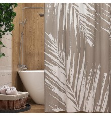 Шторка для ванны WasserKRAFT Lopau 180х200 SC-60201 Бежевая