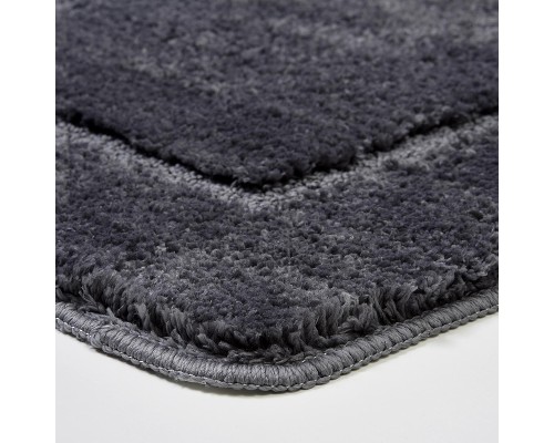 Коврик для ванной комнаты WasserKRAFT Lopau 90х60 BM-6012 Charcoal gray
