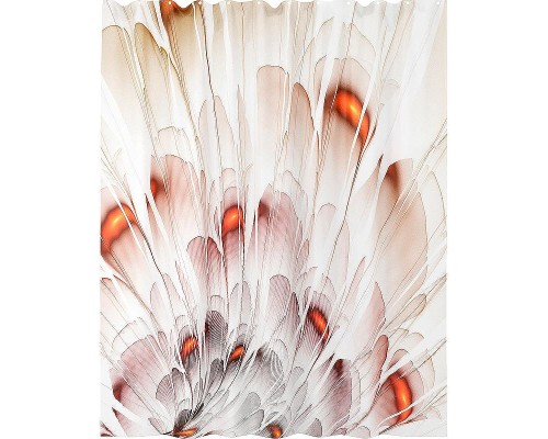 Шторка для ванны WasserKRAFT Nau 180х200 SC-77103 разноцветная