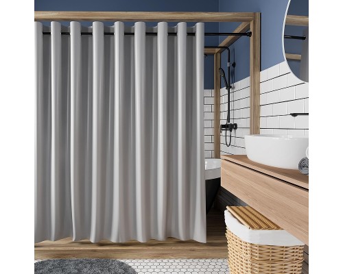 Шторка для ванны WasserKRAFT Oder 200х200 SC-30502 Серая