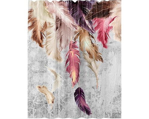 Шторка для ванны WasserKRAFT Rossel 180х200 SC-57103 разноцветная