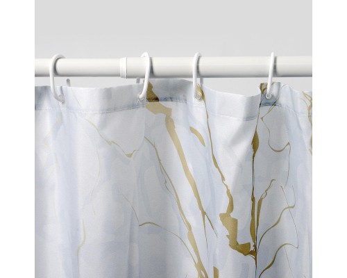 Шторка для ванны WasserKRAFT Sauer 180x200 SC-79101 Белая