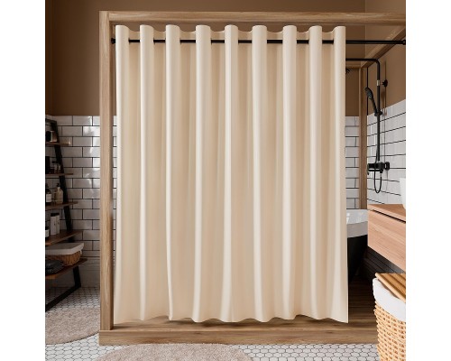 Шторка для ванны WasserKRAFT Vils 200х200 SC-10102 Бежевая