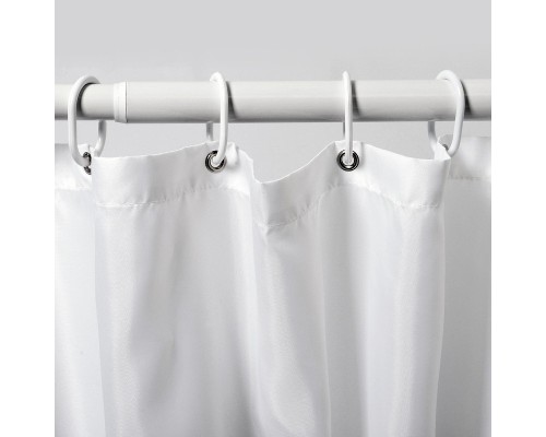 Шторка для ванны WasserKRAFT Vils 240х200 SC-10203 Белая