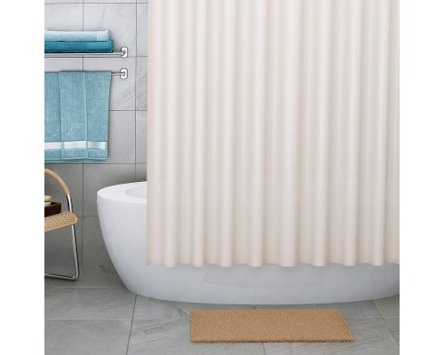 Шторка для ванны WasserKRAFT Vils 240х200 SC-10103 Бежевая