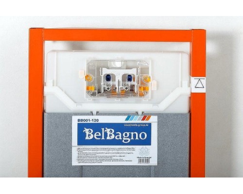 Инсталляция BelBagno BB001-120 для подвесного унитаза без клавиши смыва