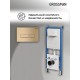 Инсталляция Grossman Pragma 97.03.310 с клавишей смыва цвет Золото матовое