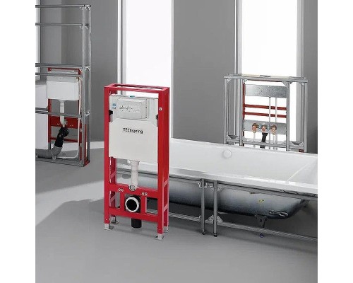 Инсталляция Tece Spring K500393 для унитаза без клавиши смыва